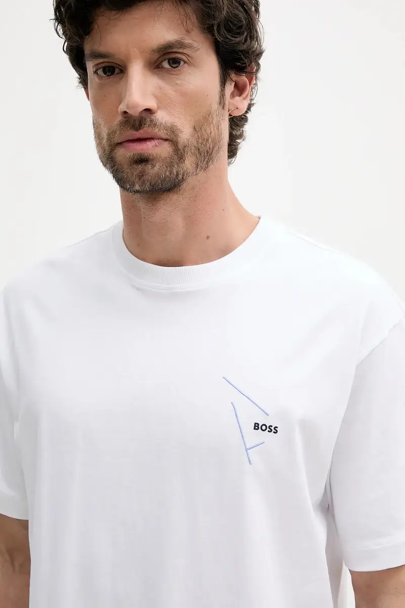 Boss Orange T-shirt Uomo Bianco 2982413 miniatura 4