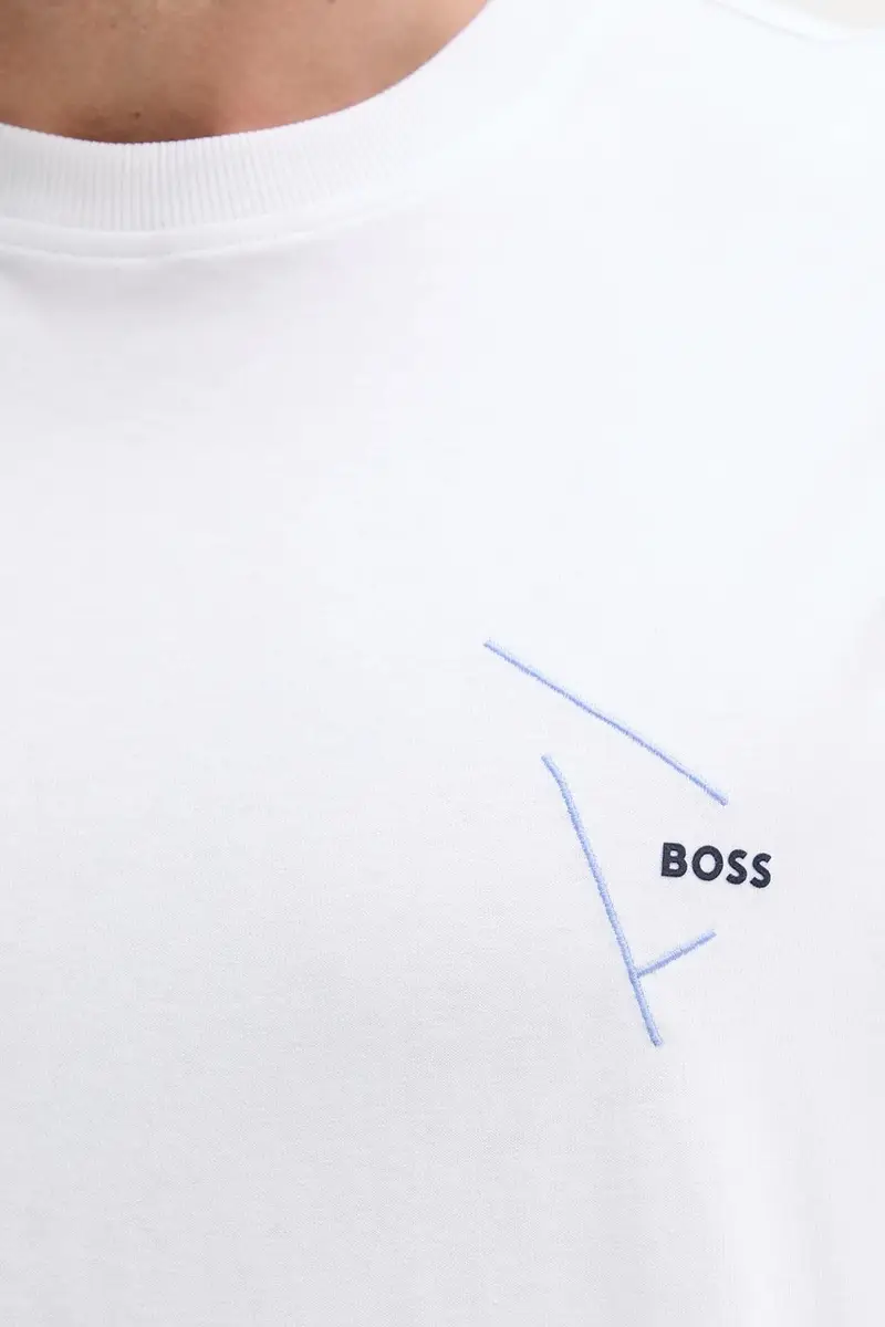 Boss Orange T-shirt Uomo Bianco 2982413 miniatura 5