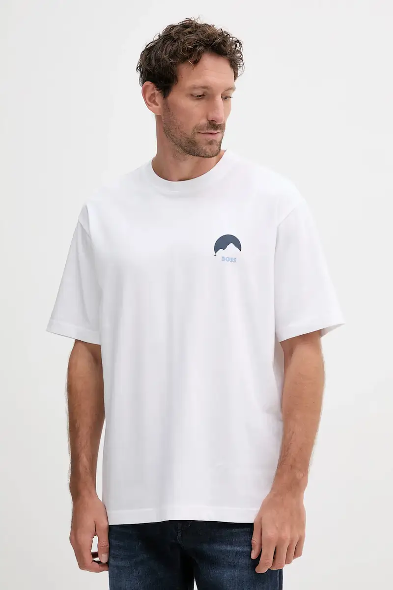 Boss Orange T-shirt Uomo Bianco 2982449 miniatura 3