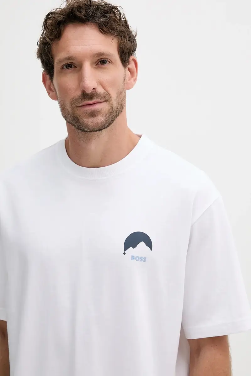 Boss Orange T-shirt Uomo Bianco 2982449 miniatura 4