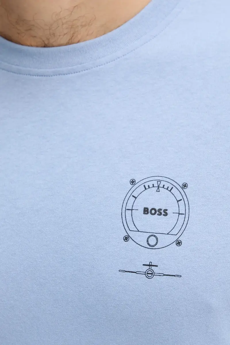 Boss Orange T-shirt Uomo Blu 3245655 miniatura 5