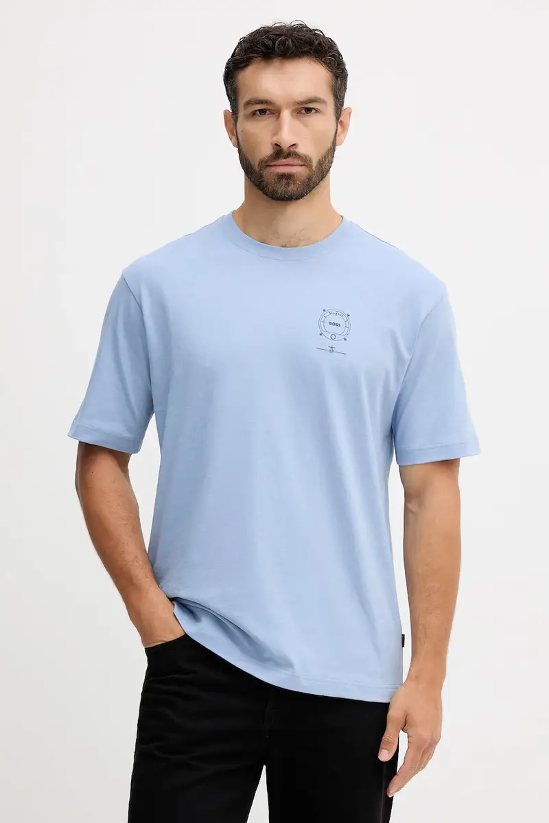 Boss Orange T-shirt Uomo Blu 3245655