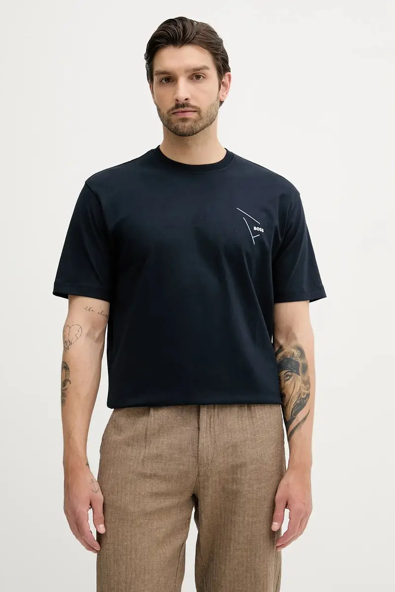 Boss Orange T-shirt Uomo Blu 2982673 miniatura 3