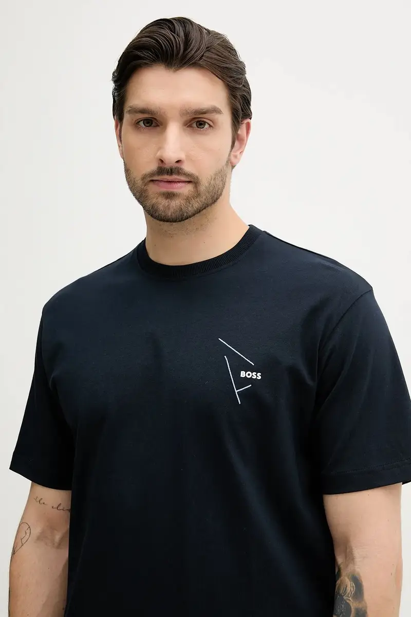 Boss Orange T-shirt Uomo Blu 2982673 miniatura 4