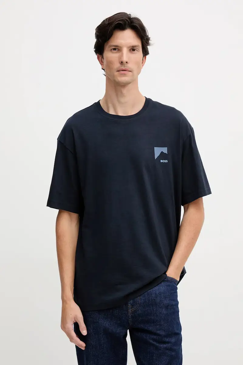 Boss Orange T-shirt Uomo Blu 3595440 miniatura 3