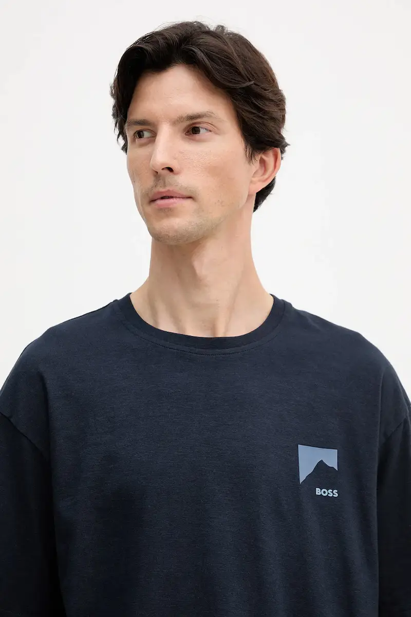 Boss Orange T-shirt Uomo Blu 3595440 miniatura 4