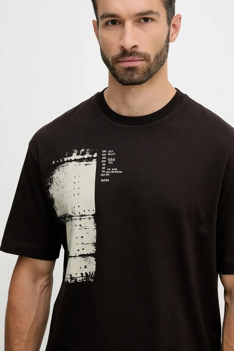 Boss Orange T-shirt Uomo Marrone 3138511 miniatura 4