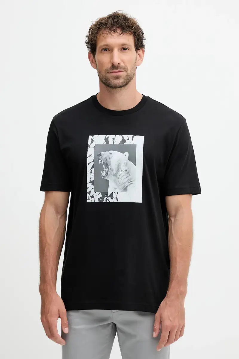 Boss Orange T-shirt Uomo Nero 3645697