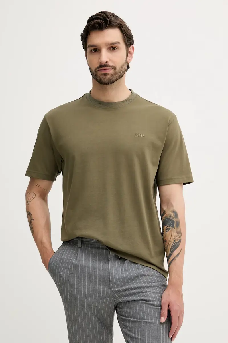 Boss Orange T-shirt Uomo Verde 3159207