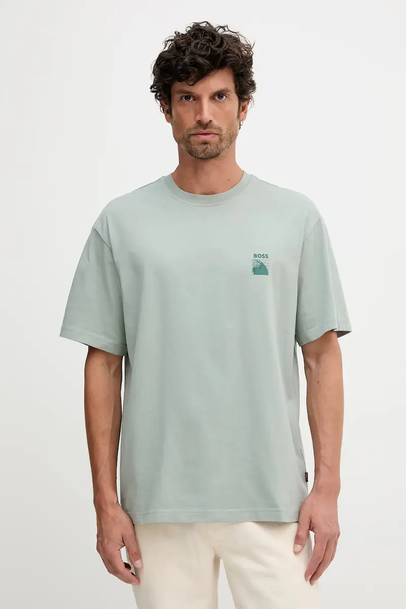 Boss Orange T-shirt Uomo Verde 3669823 miniatura 3
