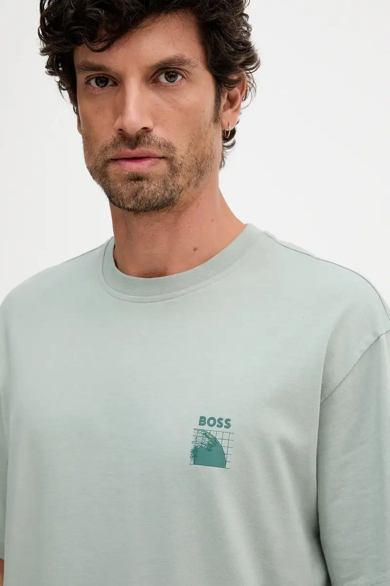 Boss Orange T-shirt Uomo Verde 3669823 miniatura 4