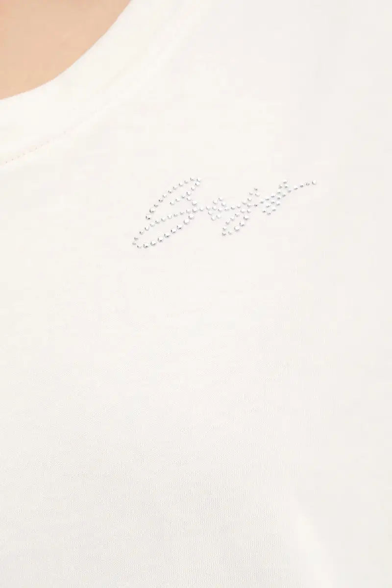 top in cotone colore beige 50545521 miniatura 5