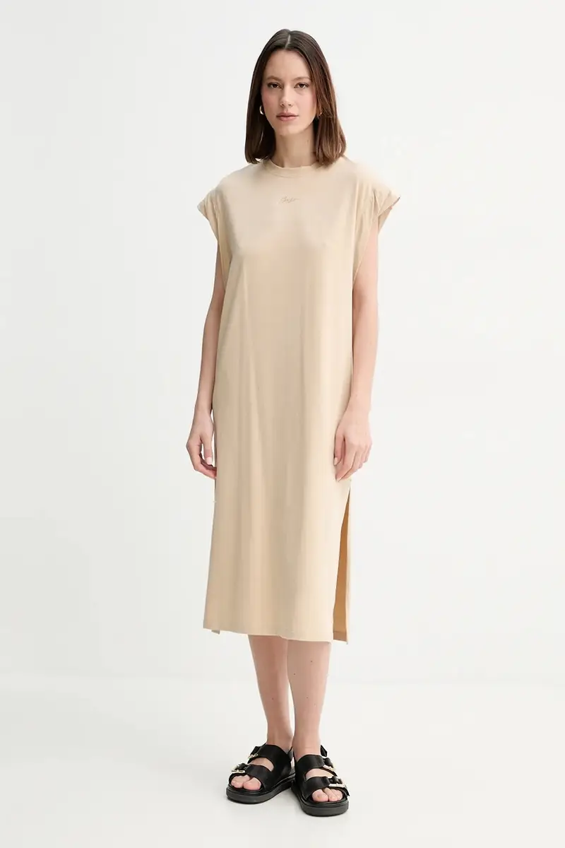 vestito colore beige 50540442 miniatura 4