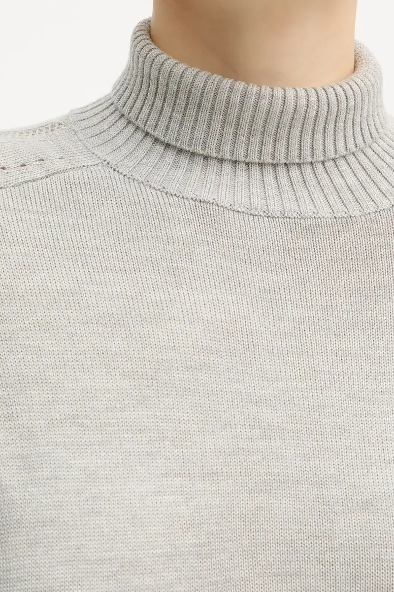 vestito in lana colore grigio 50548961 miniatura 5