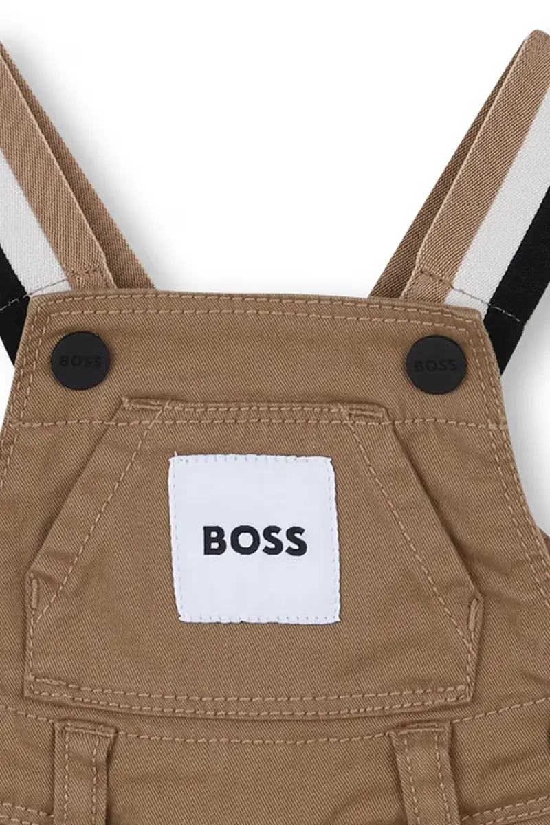 pantaloncini colore marrone J52517 miniatura 3