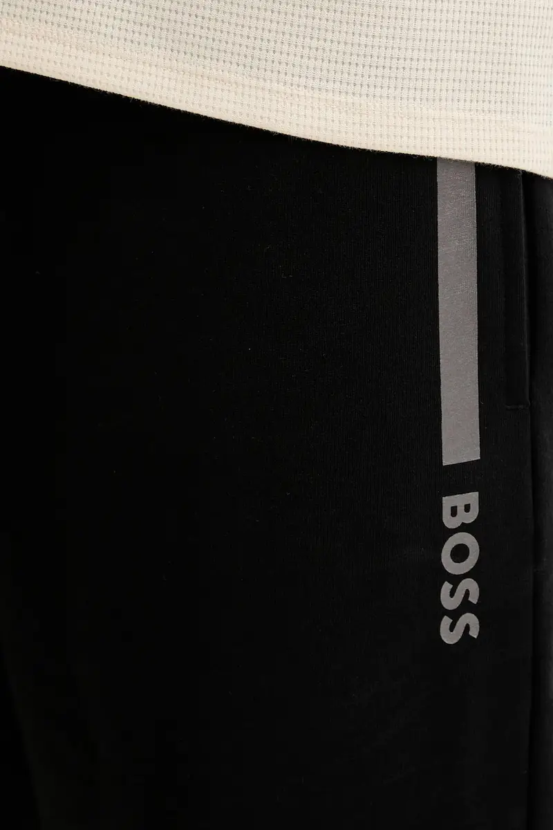 pantaloncini lounge in cotone uomo colore nero 50545560 miniatura 4