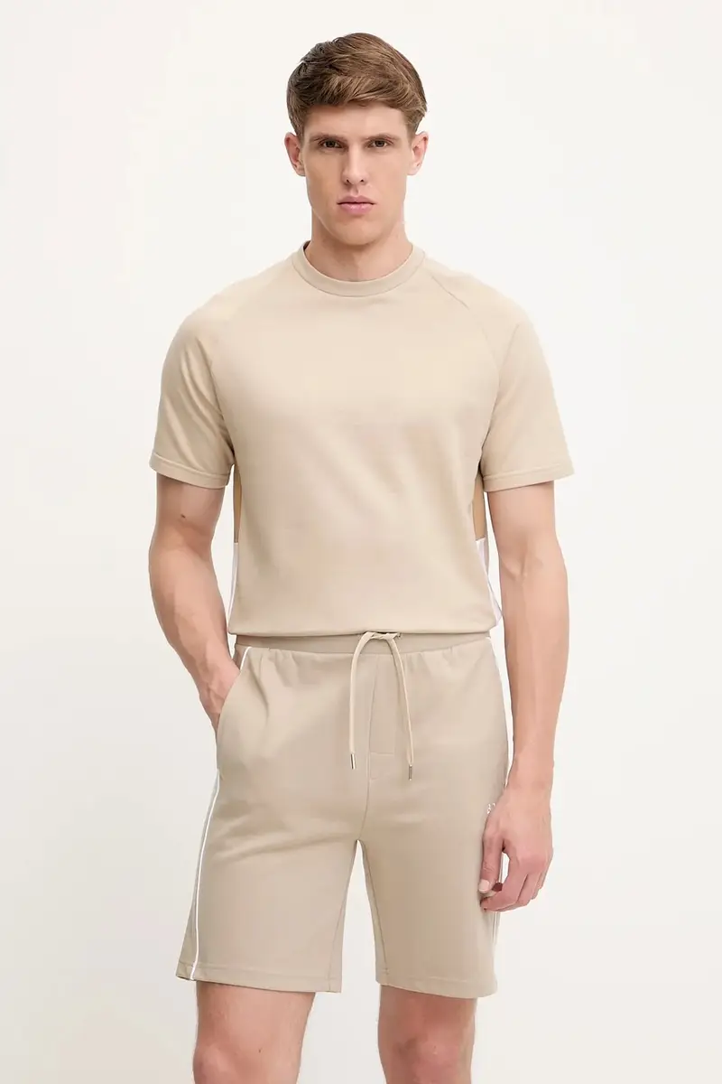 pantaloncini uomo colore beige 50540752 miniatura 2
