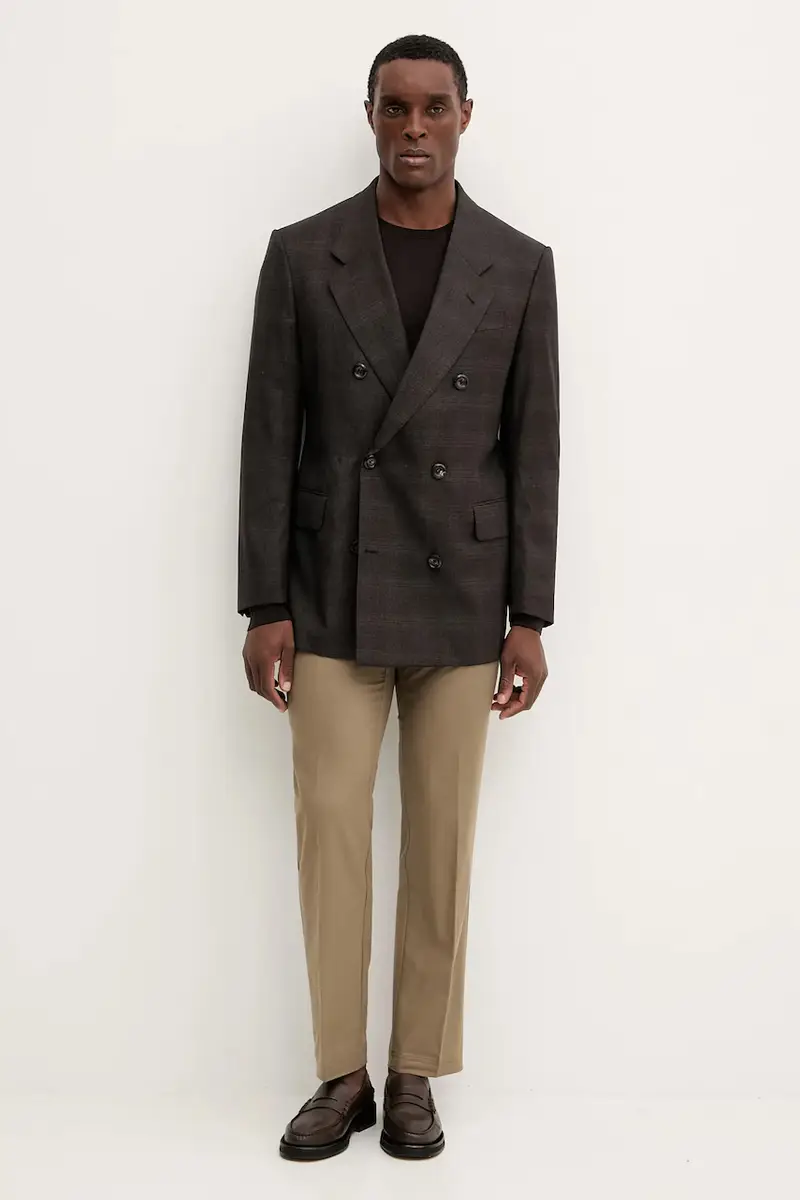 pantaloni C-Kent uomo colore marrone 50551426 Verde miniatura 2