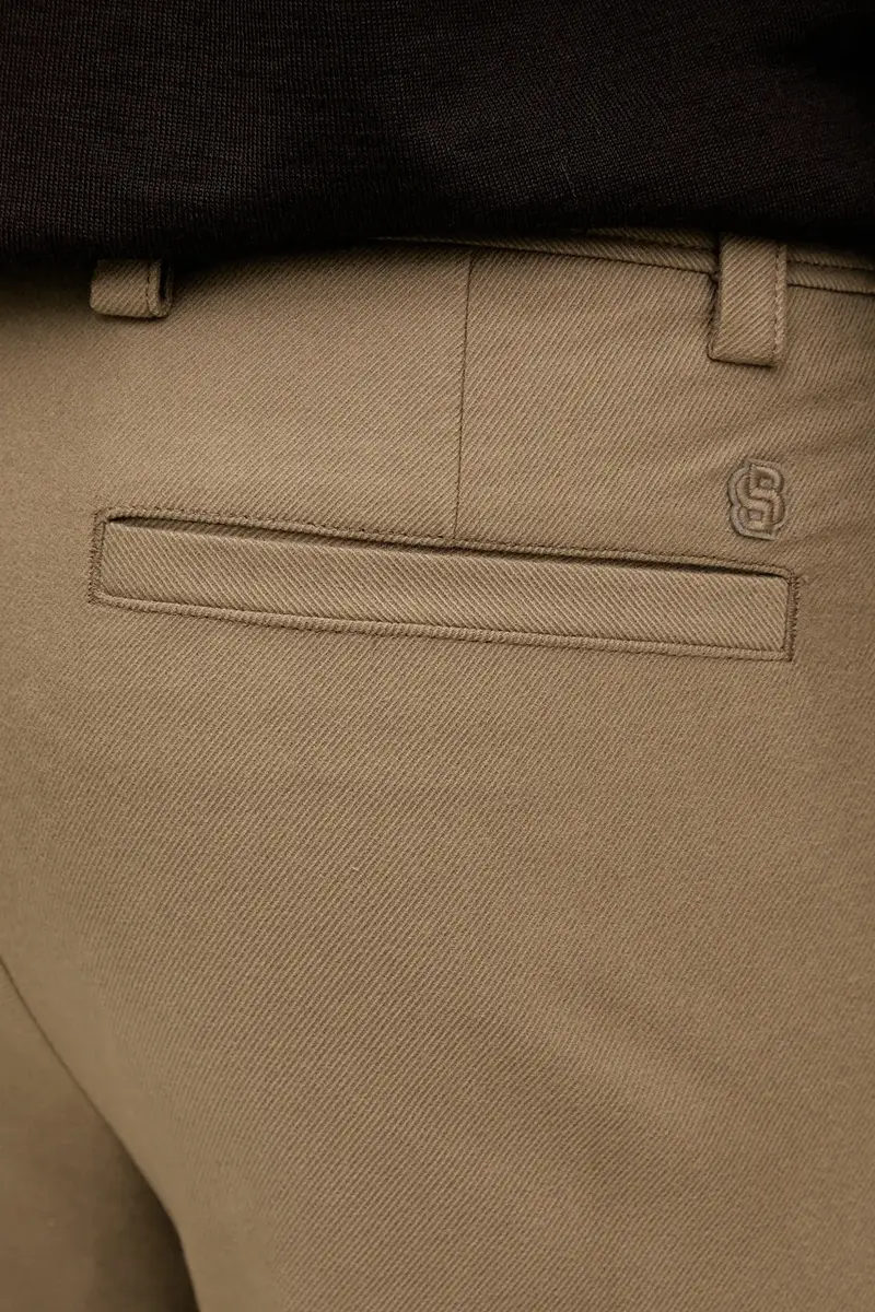 pantaloni C-Kent uomo colore marrone 50551426 Verde miniatura 4