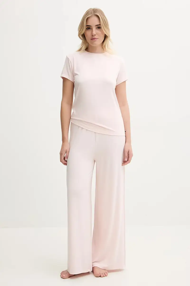 pantaloni da pigiama donna colore rosa 50535703 miniatura 2
