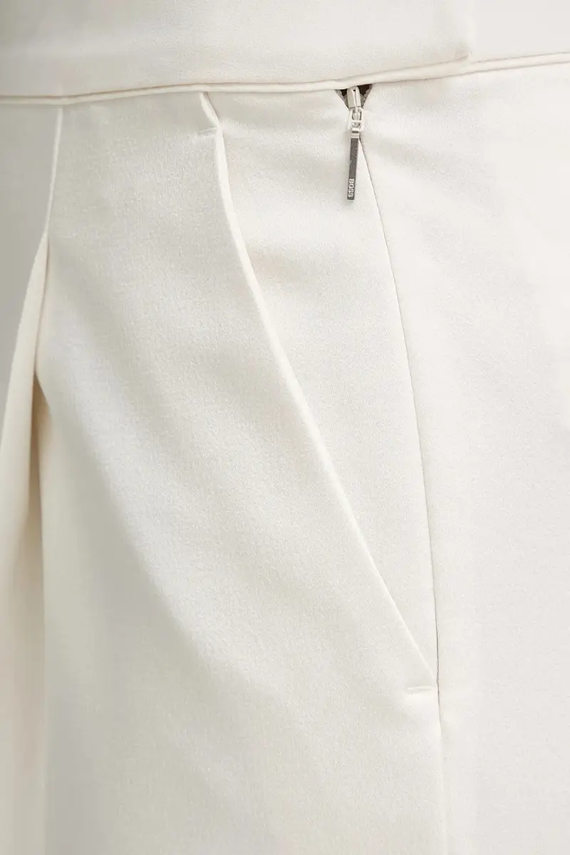 pantaloni donna colore beige 50548218 miniatura 4