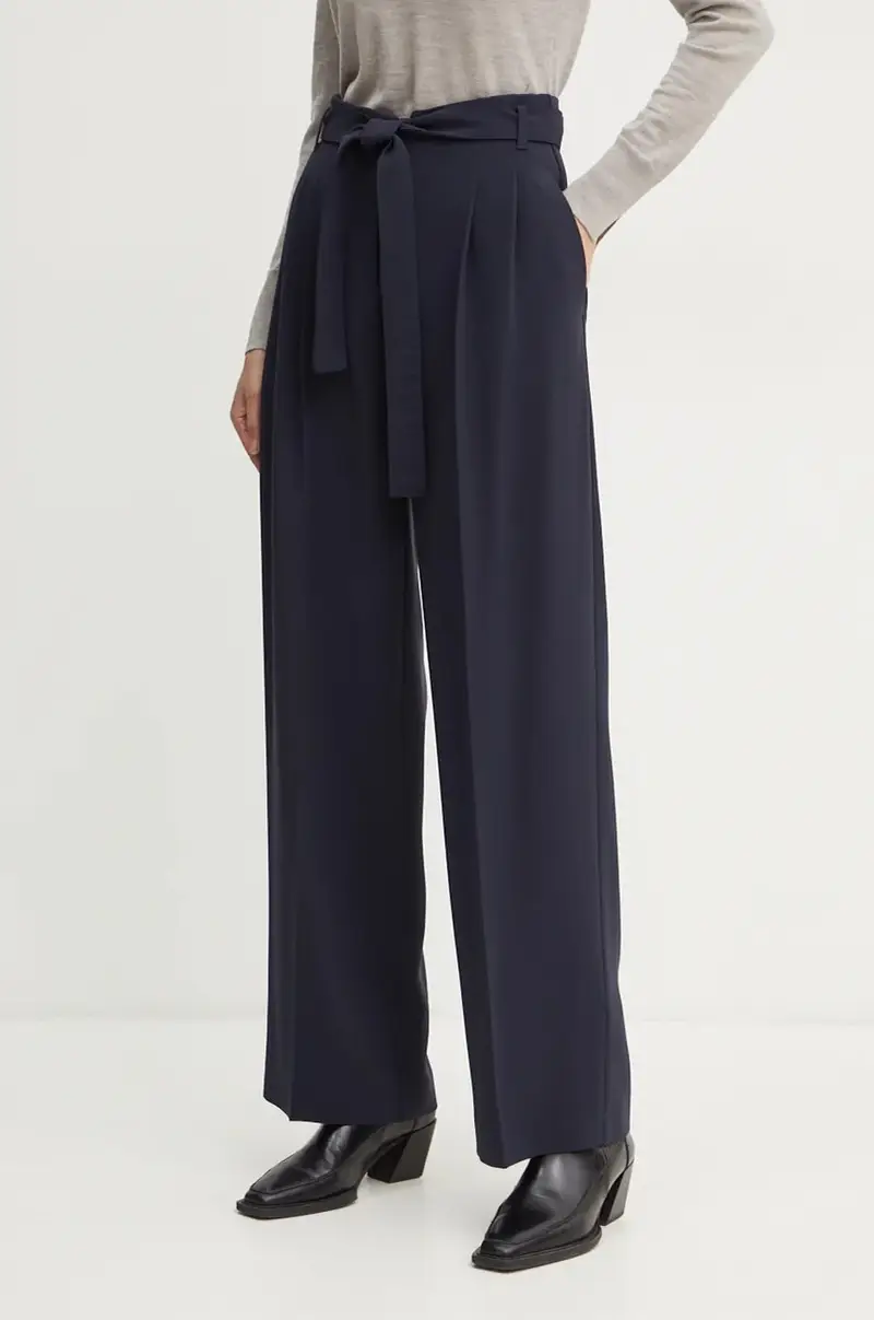 pantaloni donna colore blu navy