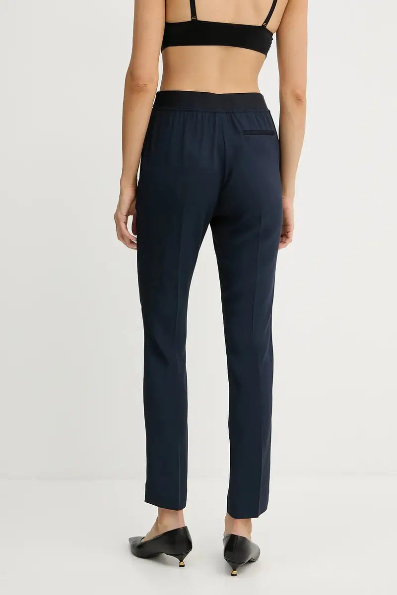 pantaloni donna colore blu navy 50541990 miniatura 3
