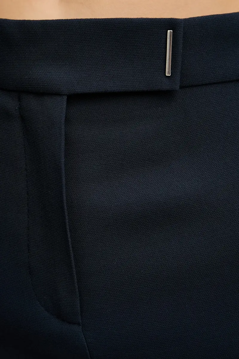 pantaloni donna colore blu navy 50541990 miniatura 4