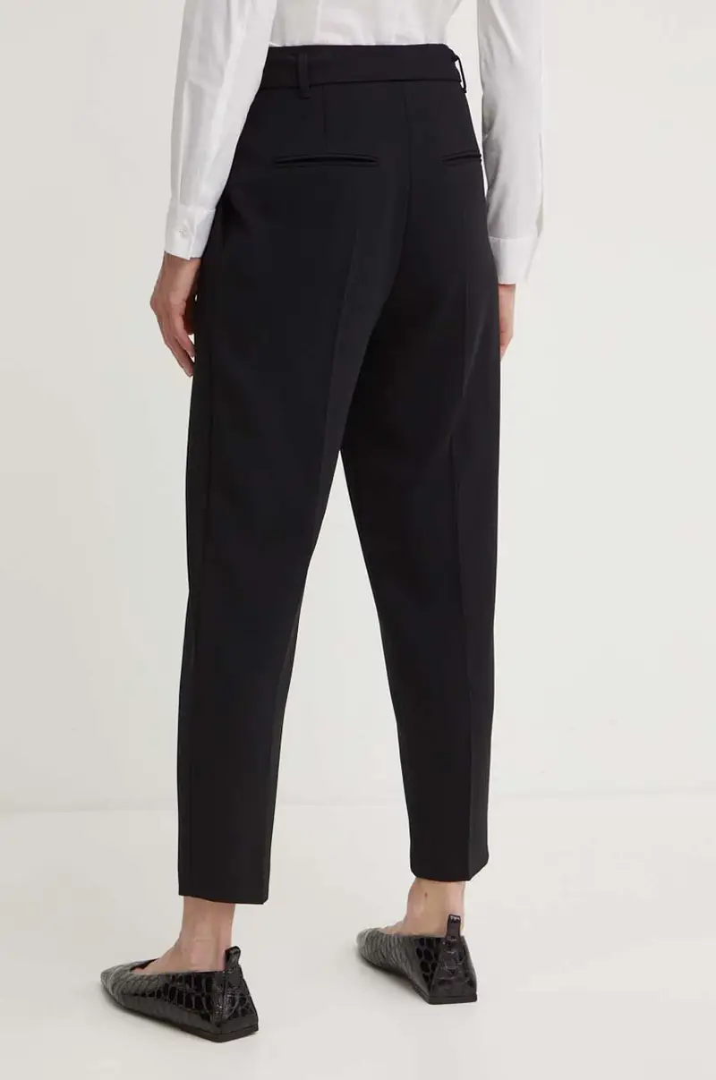 pantaloni donna colore nero miniatura 3