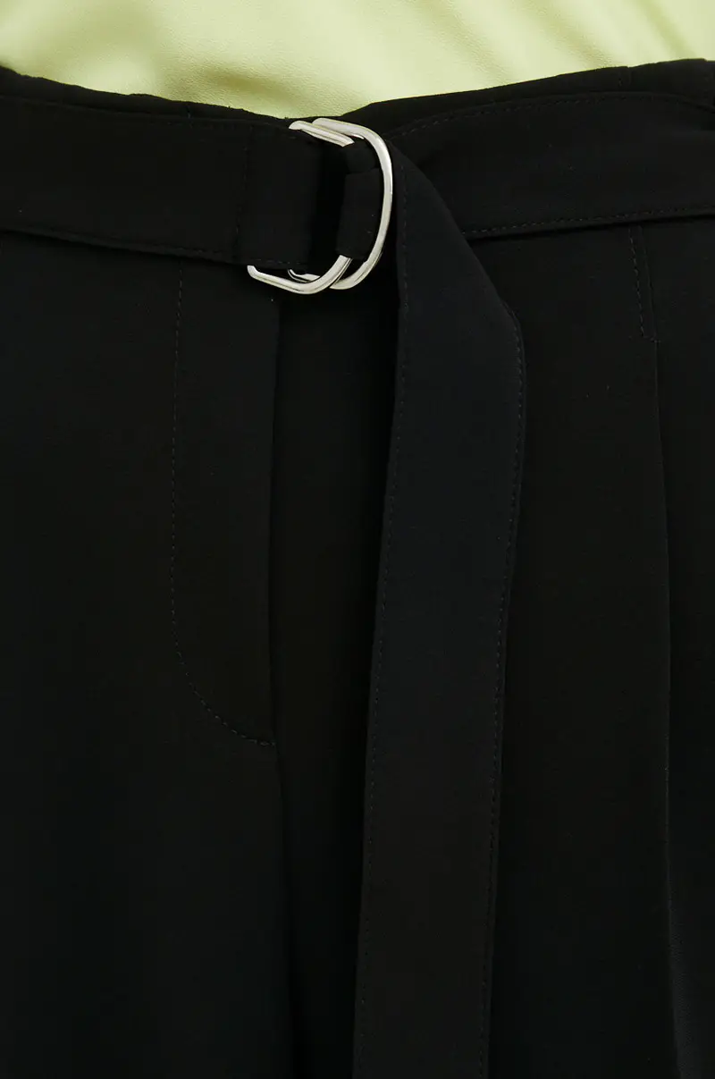 pantaloni donna Nero miniatura 4