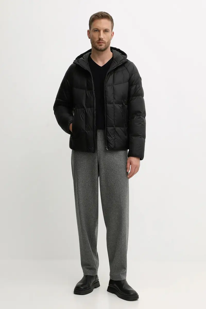 pantaloni in misto lana uomo colore grigio 50551541 miniatura 2