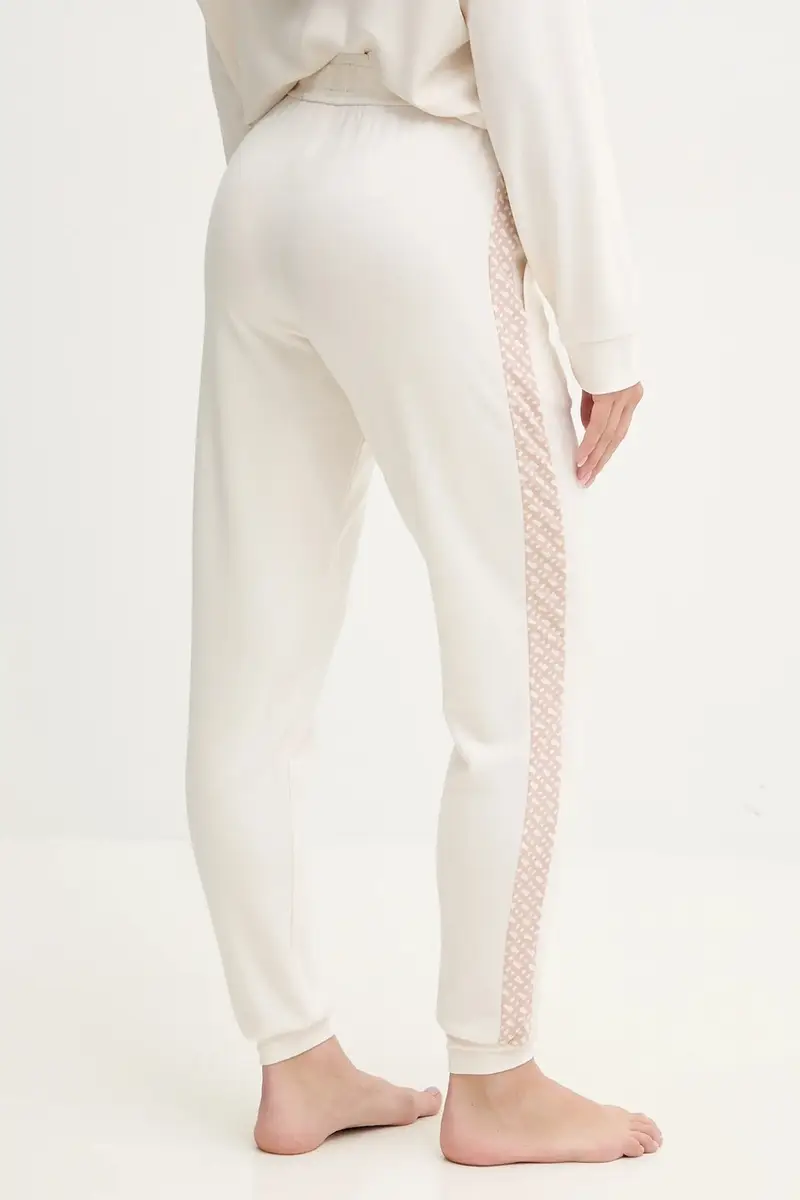 pantaloni lounge colore bianco 50535841 Beige miniatura 3
