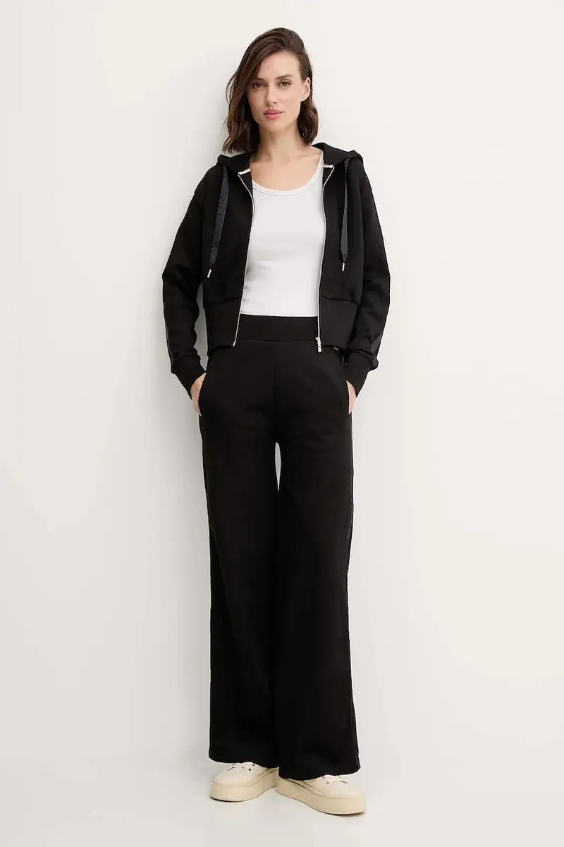 pantaloni lounge donna colore nero 50545655 miniatura 2