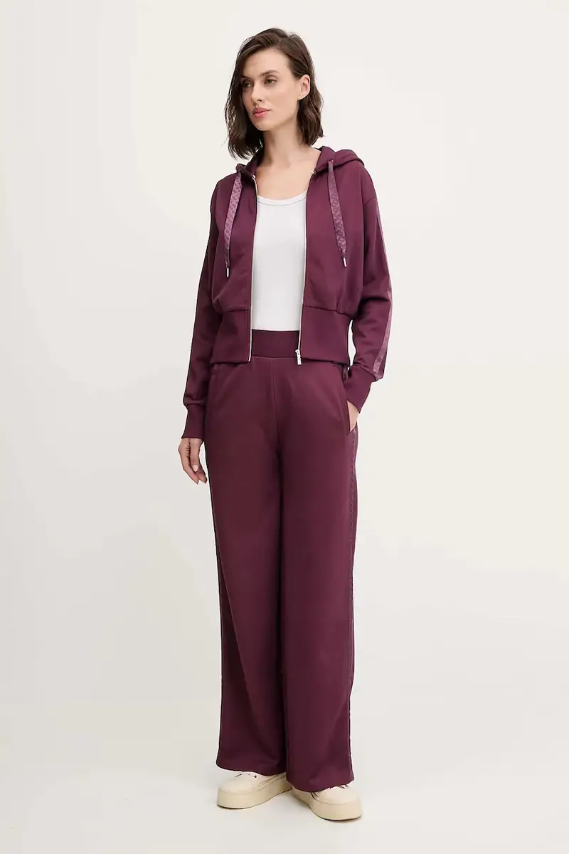 pantaloni lounge donna colore rosa 50545655 Violetto miniatura 2