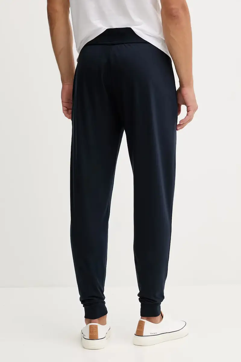 pantaloni lounge in cotone uomo colore grigio 50545565 Blu navy miniatura 3