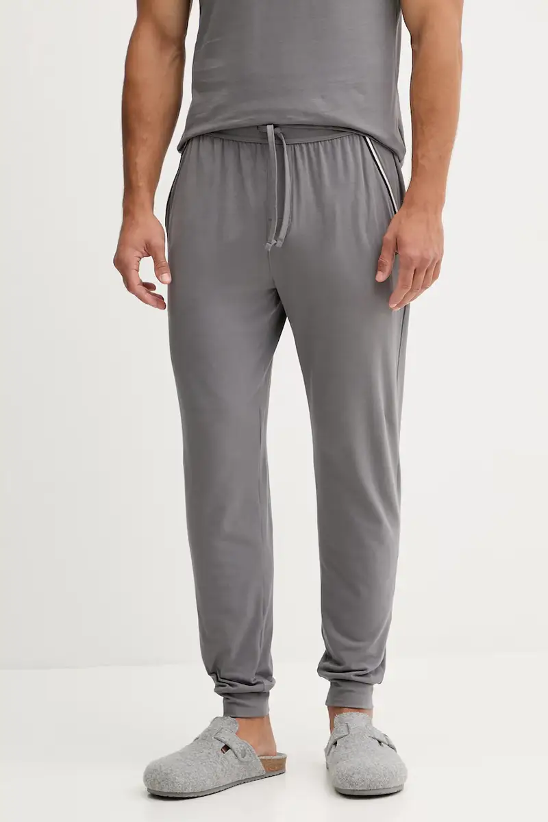 pantaloni lounge uomo colore grigio con applicazione 50550485