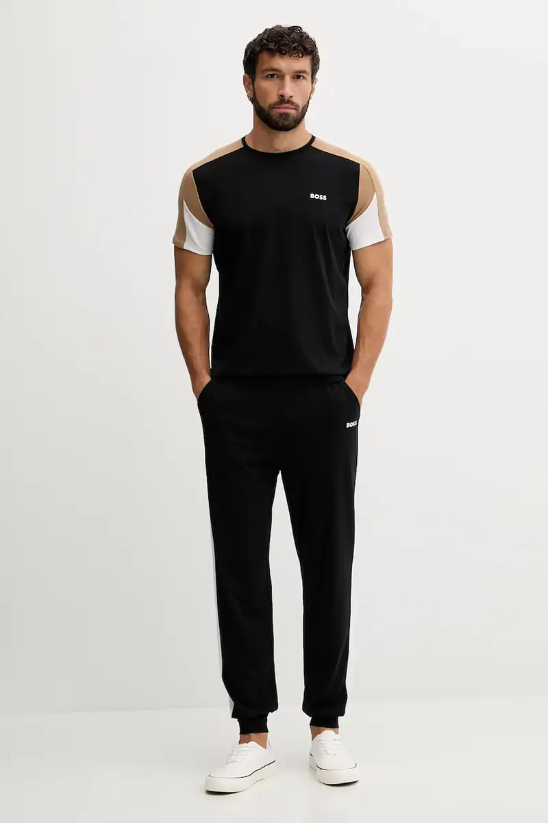 pantaloni lounge uomo colore nero 50550492 miniatura 2