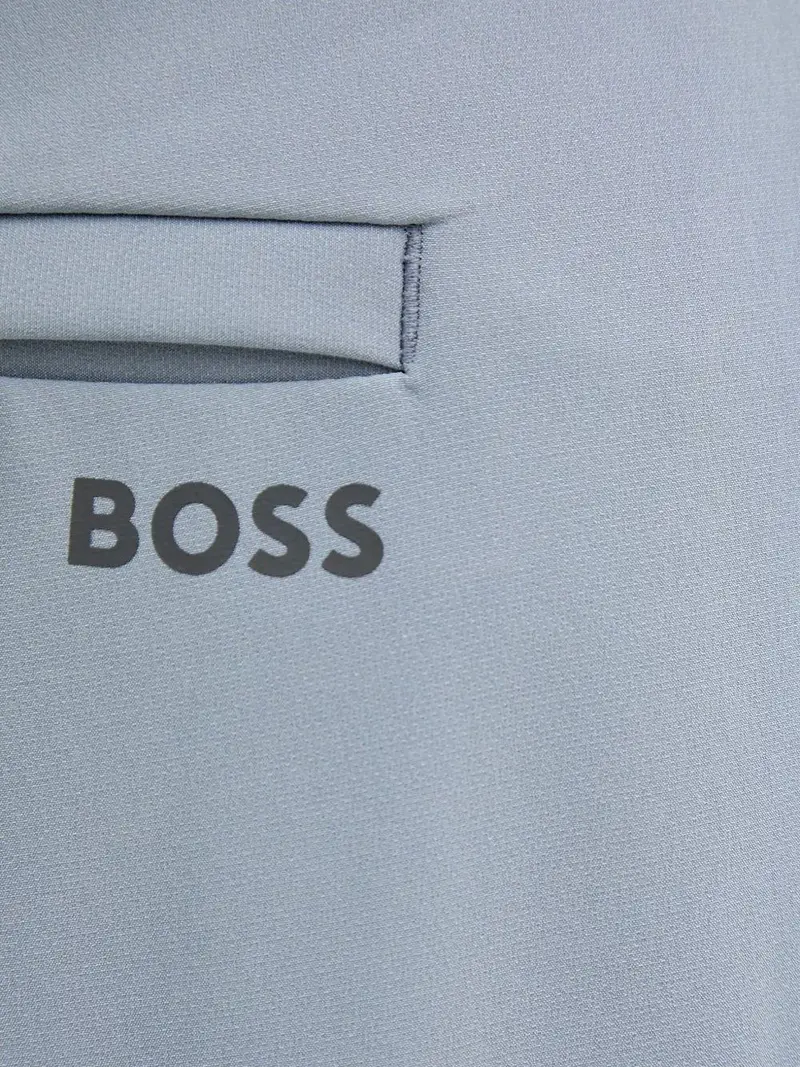 Pantaloni Slim Fit inTtessuto Stretch Grigio miniatura 2