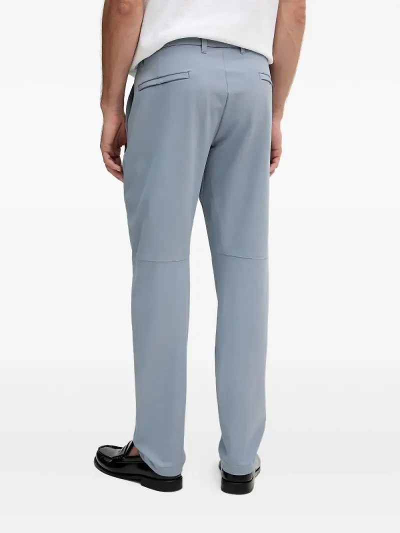 Pantaloni Slim Fit inTtessuto Stretch Grigio miniatura 3