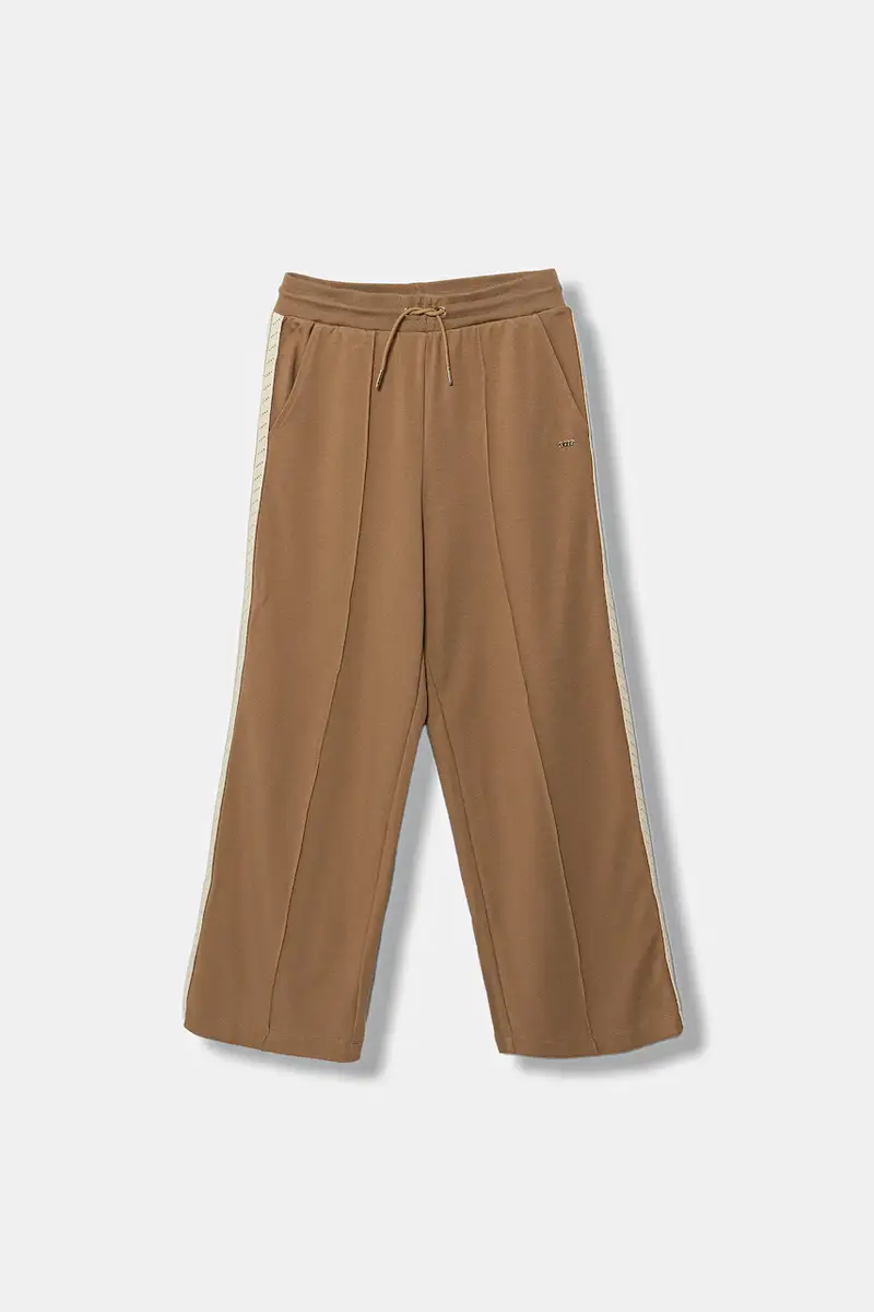 pantaloni tuta bambino/a colore marrone con applicazione J52415 miniatura 2