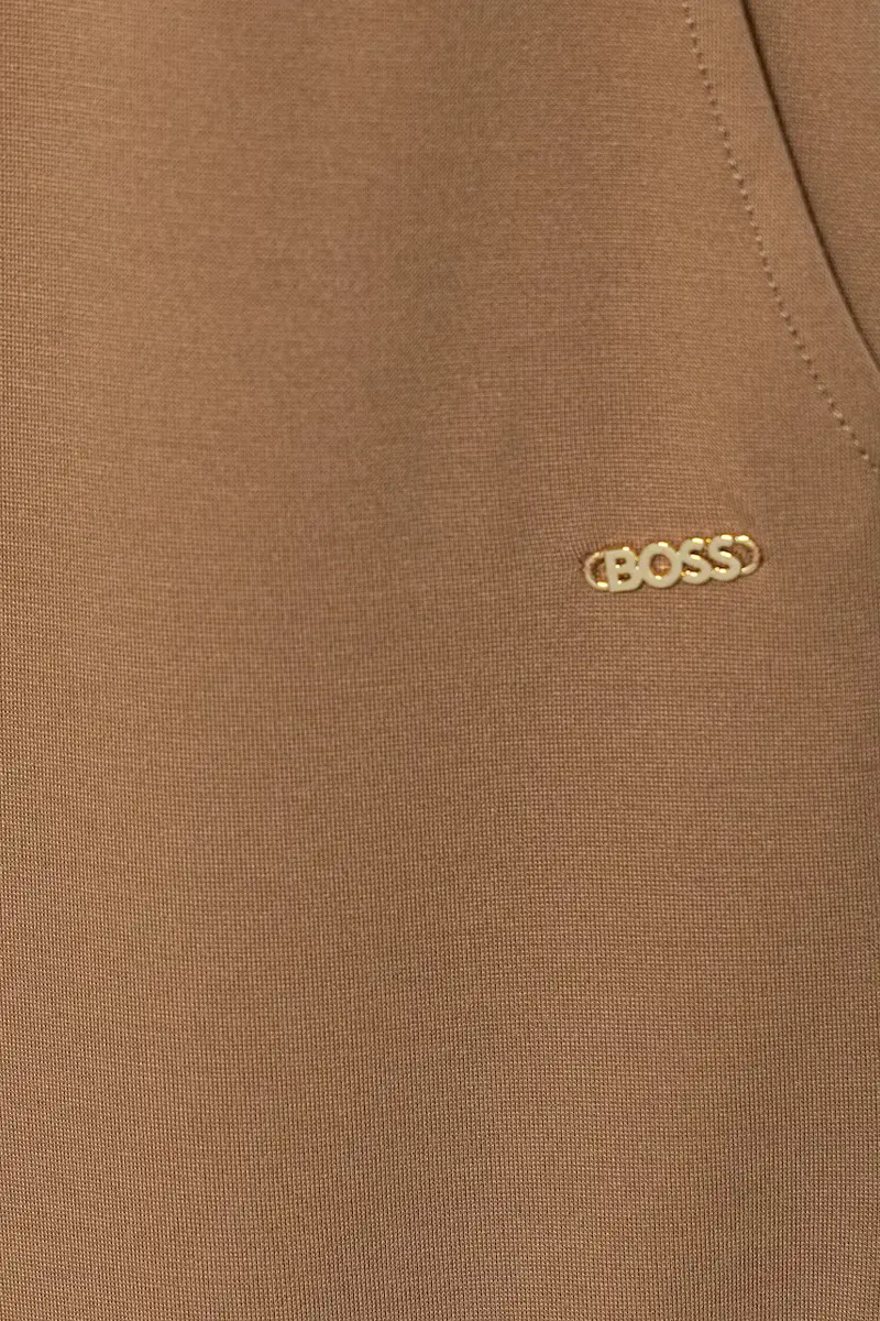 pantaloni tuta bambino/a colore marrone con applicazione J52415 miniatura 4