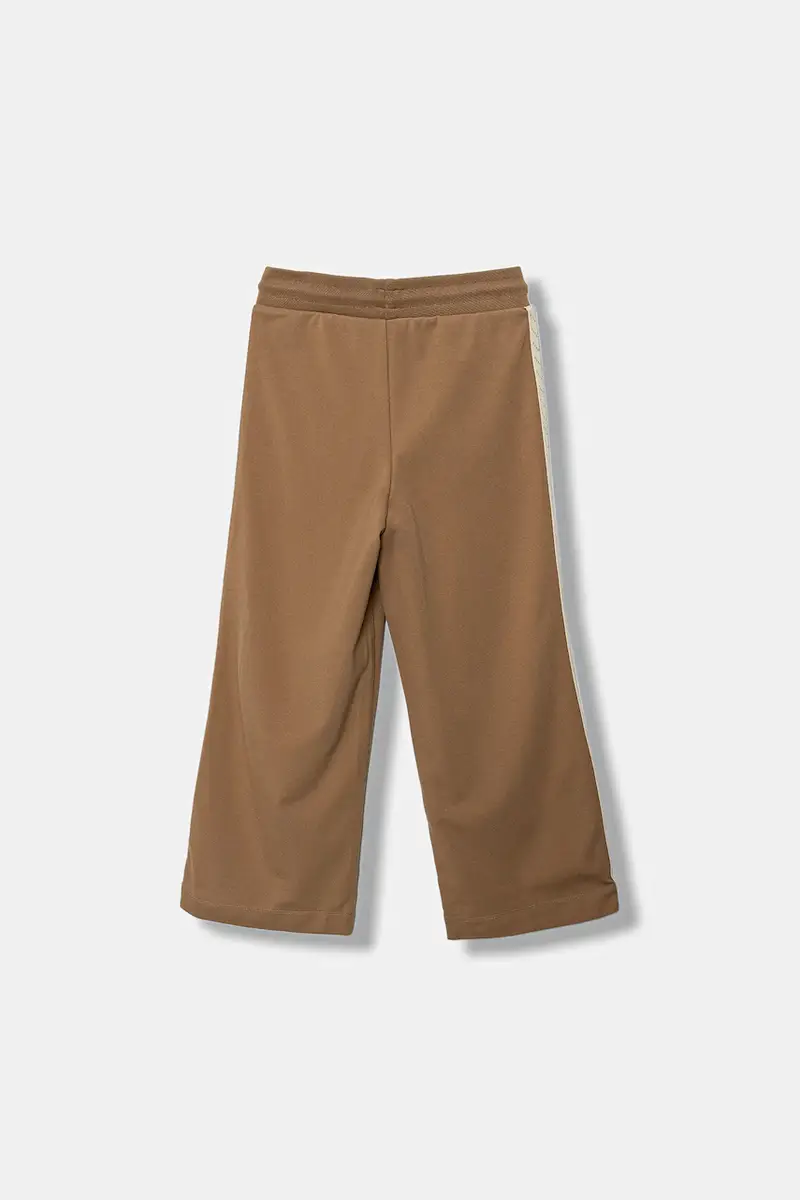 pantaloni tuta bambino/a colore marrone con applicazione J52415 miniatura 3