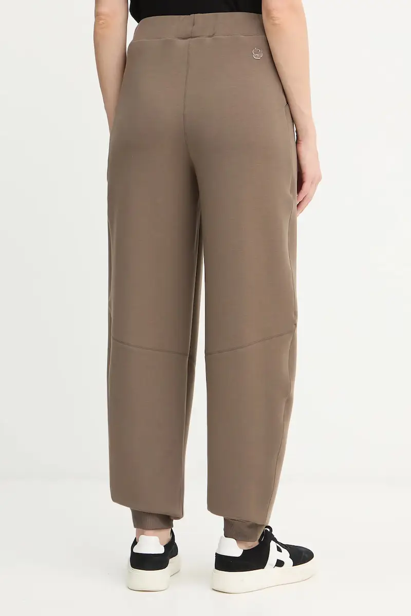 pantaloni tuta donna colore marrone 50548633 miniatura 3
