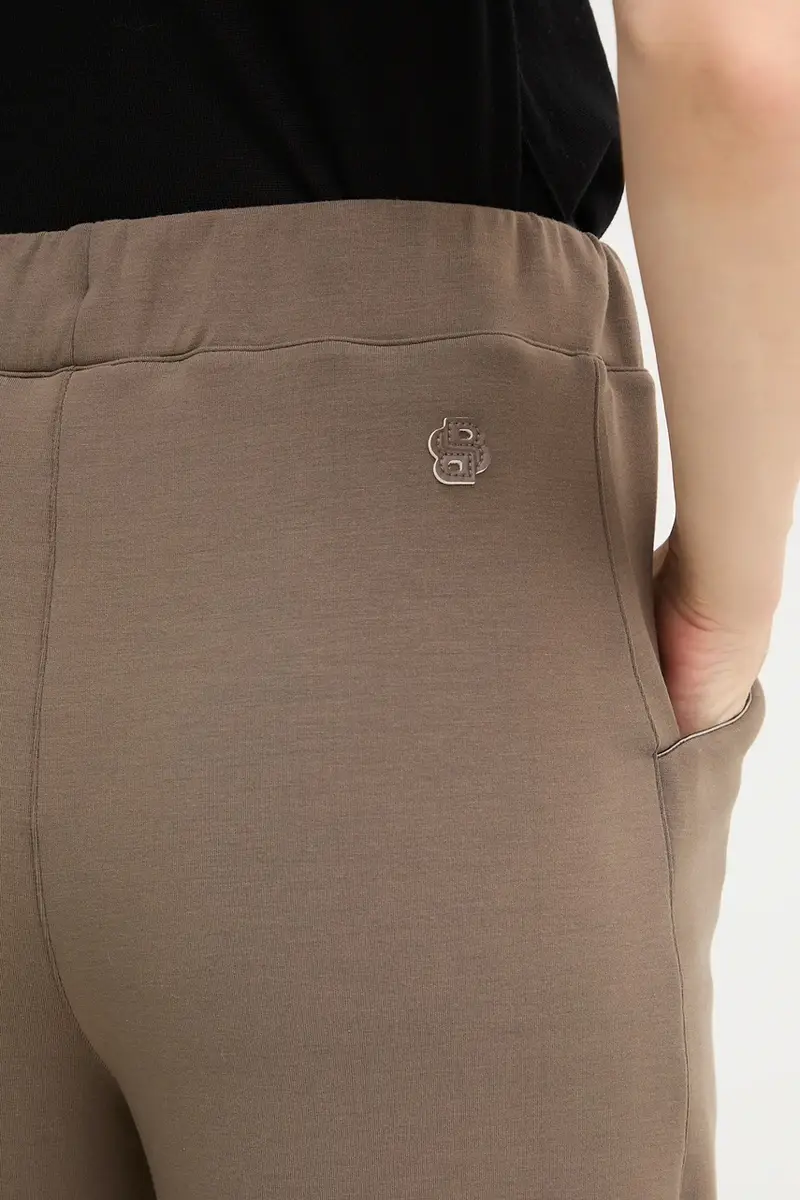 pantaloni tuta donna colore marrone 50548633 miniatura 5