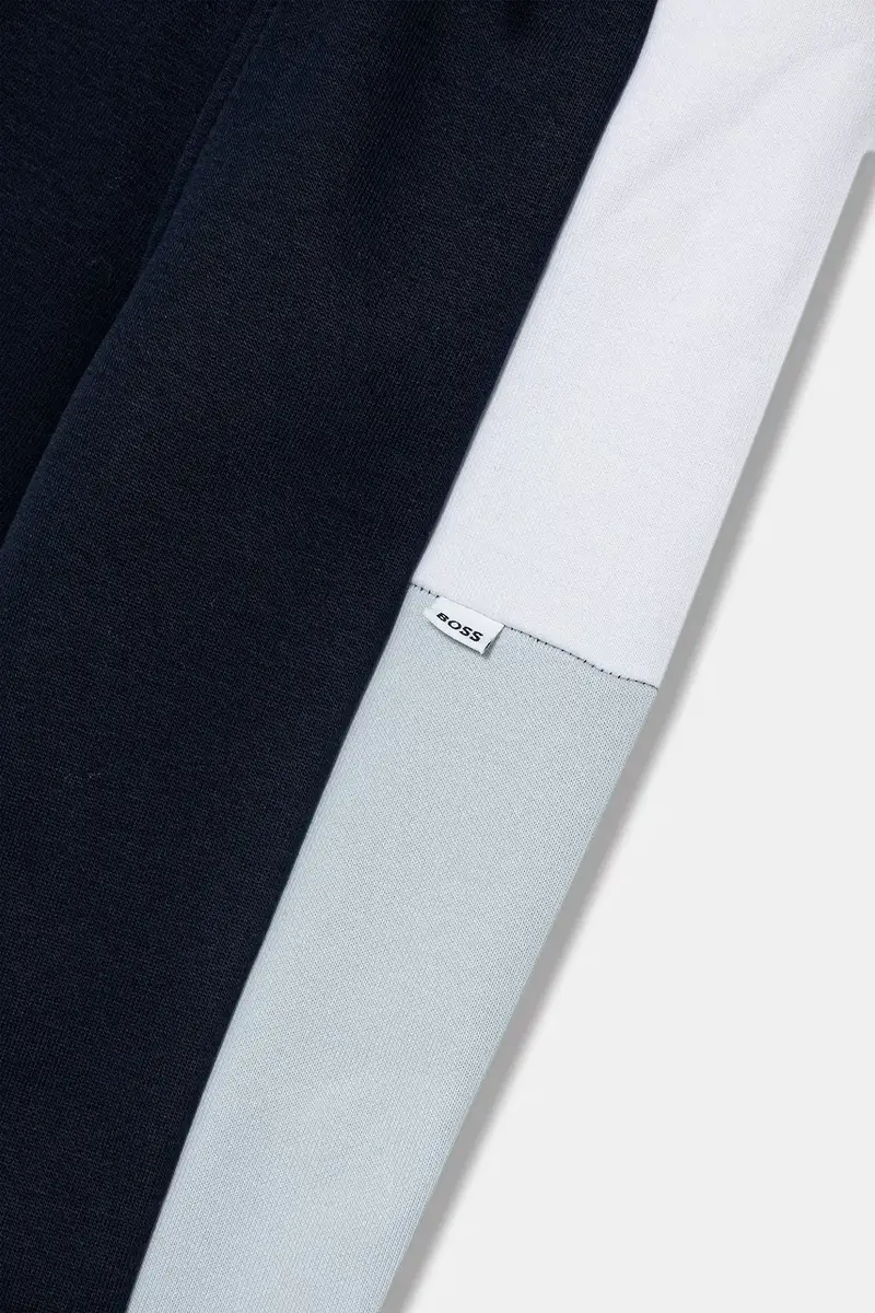 pantaloni tuta neonato/a colore blu navy J52429 miniatura 3