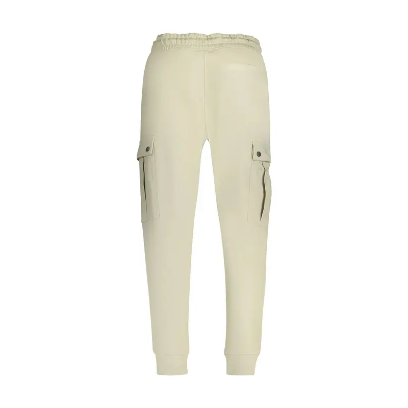 Boss Pantaloni Uomo beige con polsino miniatura 2