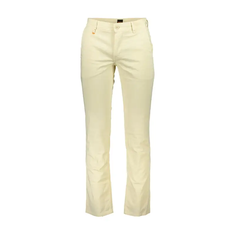 Boss Pantaloni Uomo beige Slim Fit 5 Tasche
