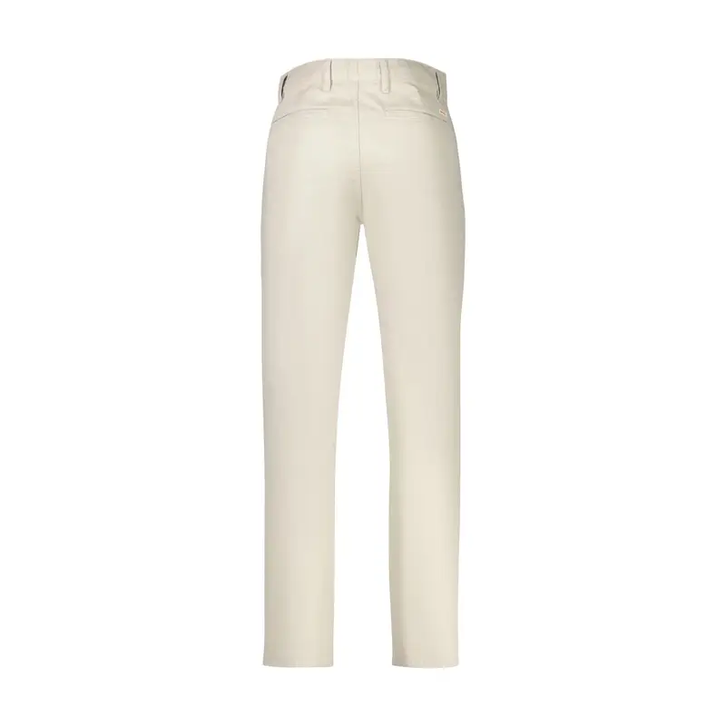 Pantaloni Uomo beige Tapered Fit Logo miniatura 2