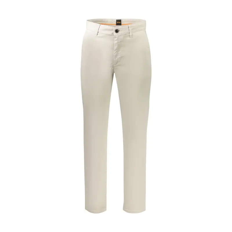 Pantaloni Uomo beige Tapered Fit Logo