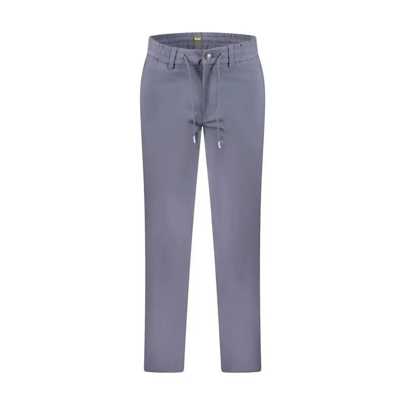 Boss Pantaloni Uomo Blu Chino Tapered Fit